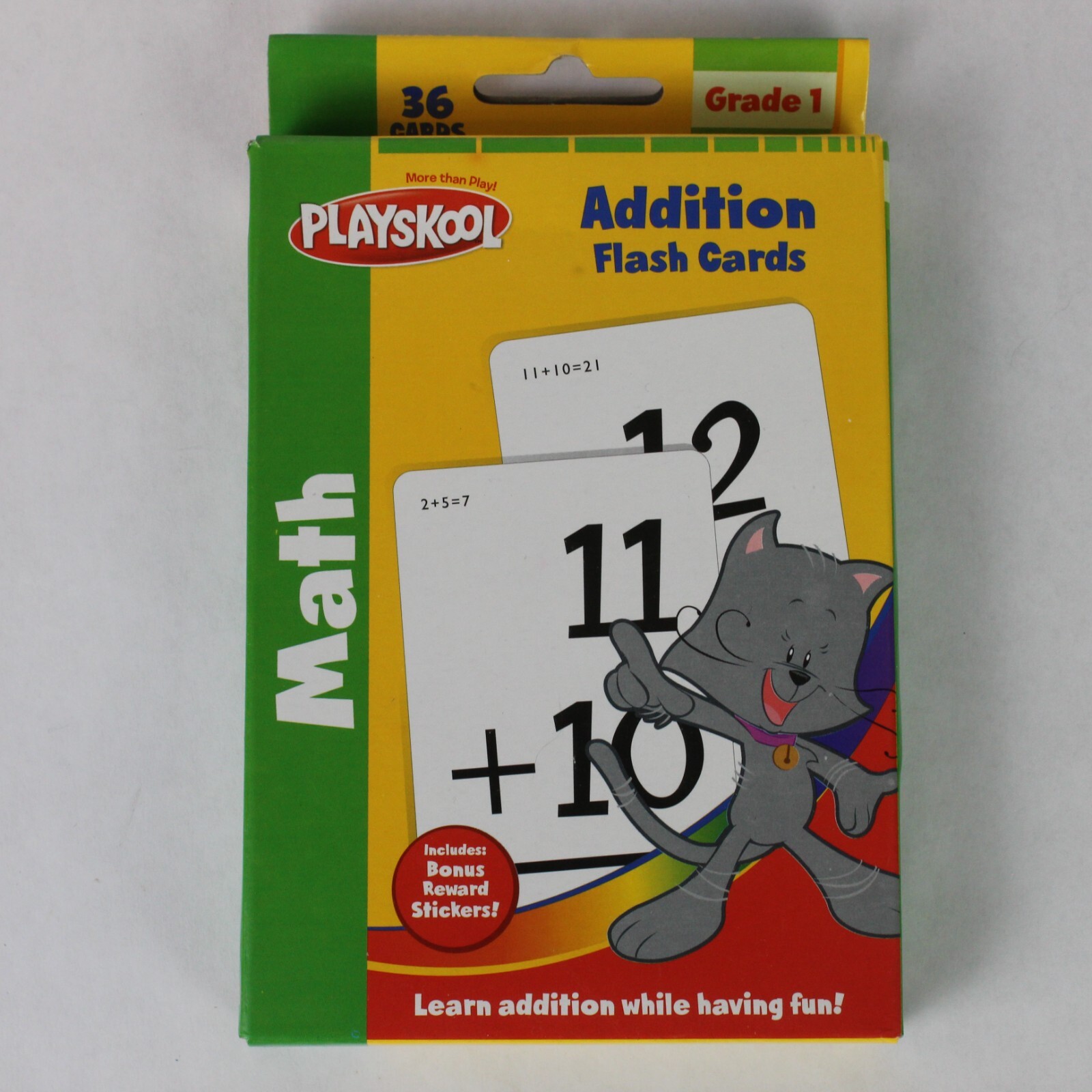 Kids Learning Flash Cards, Lot of 3: Addition Multiplication National Geographic