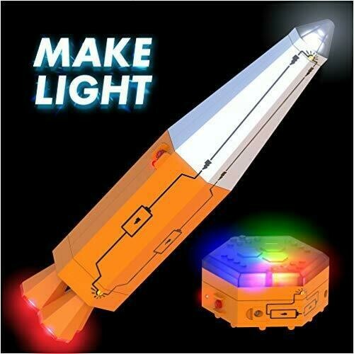 Circuit Explorer Rocket Ship Space Toy, Building Set, STEM Toys, Christmas NOB