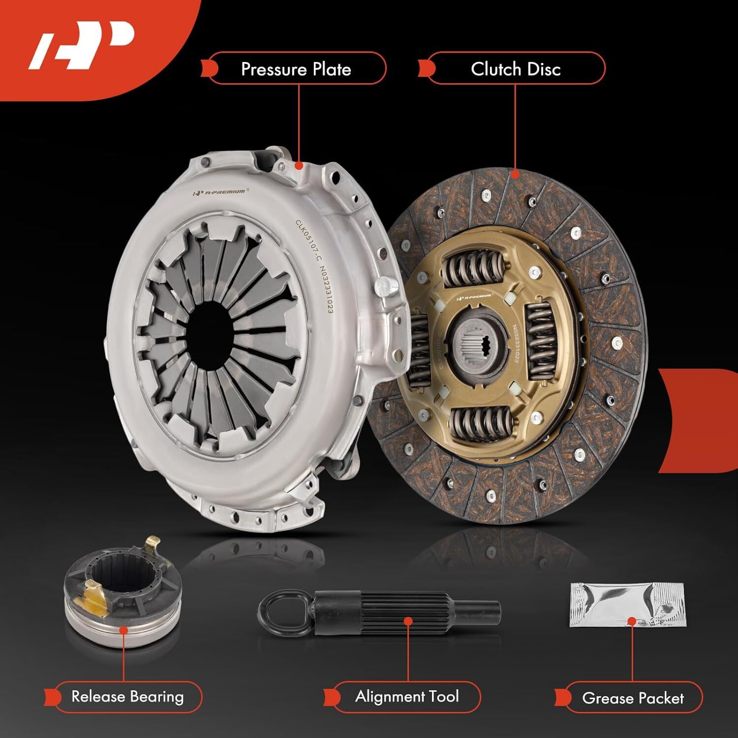 APM Transmission Clutch Kit Set Compatible with Hyundai Accent 2001-2009 &