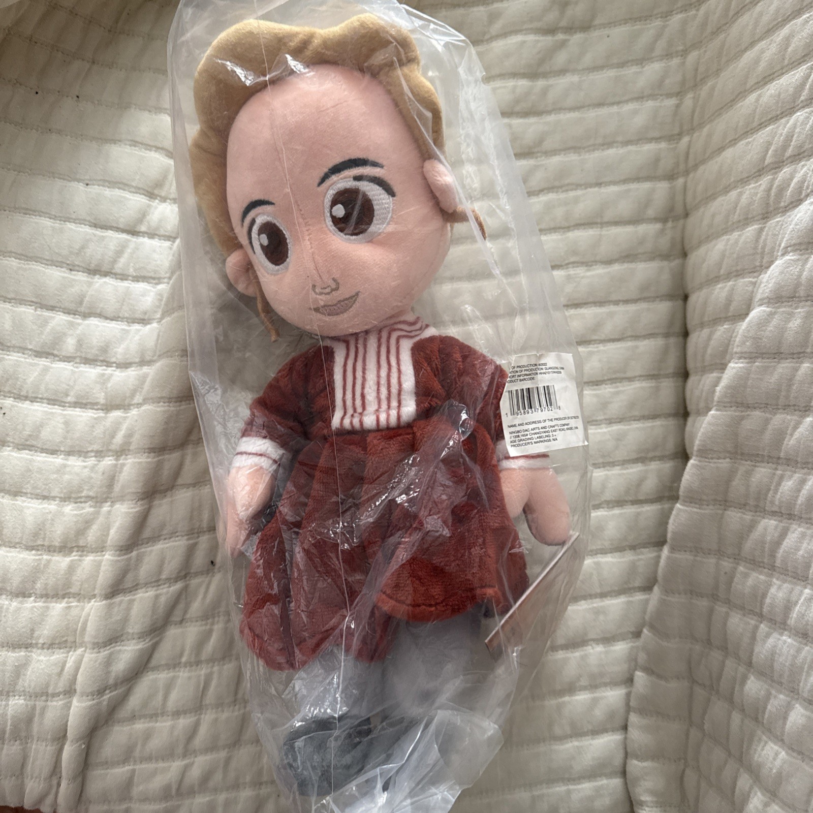 Little Rebels Historic Women Plush Marie Curie Science Scientist Interactive NWT