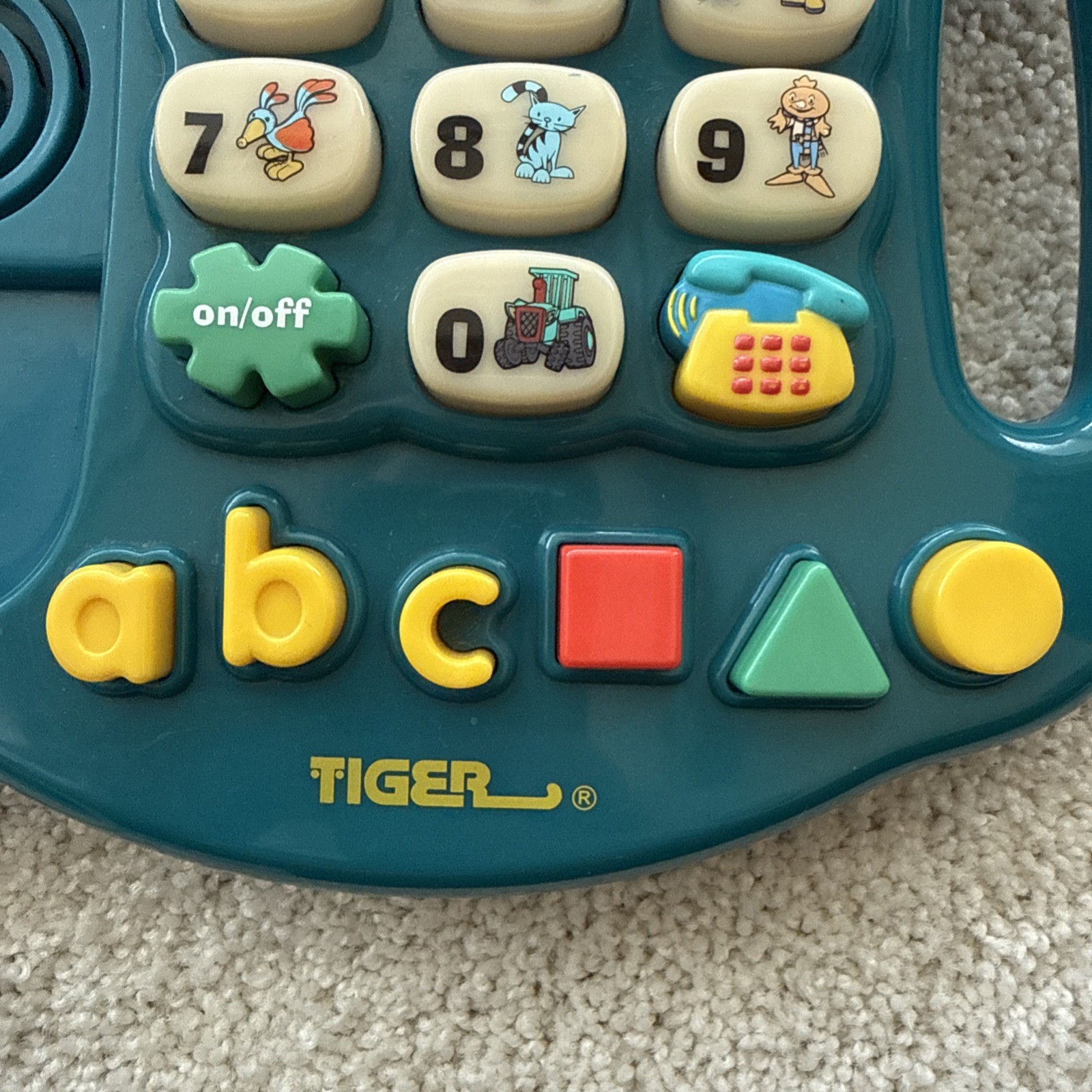 Vintage Bob the Builder Talking Toy Telephone | 2002 Tiger Hasbro | Rare *WORKS*