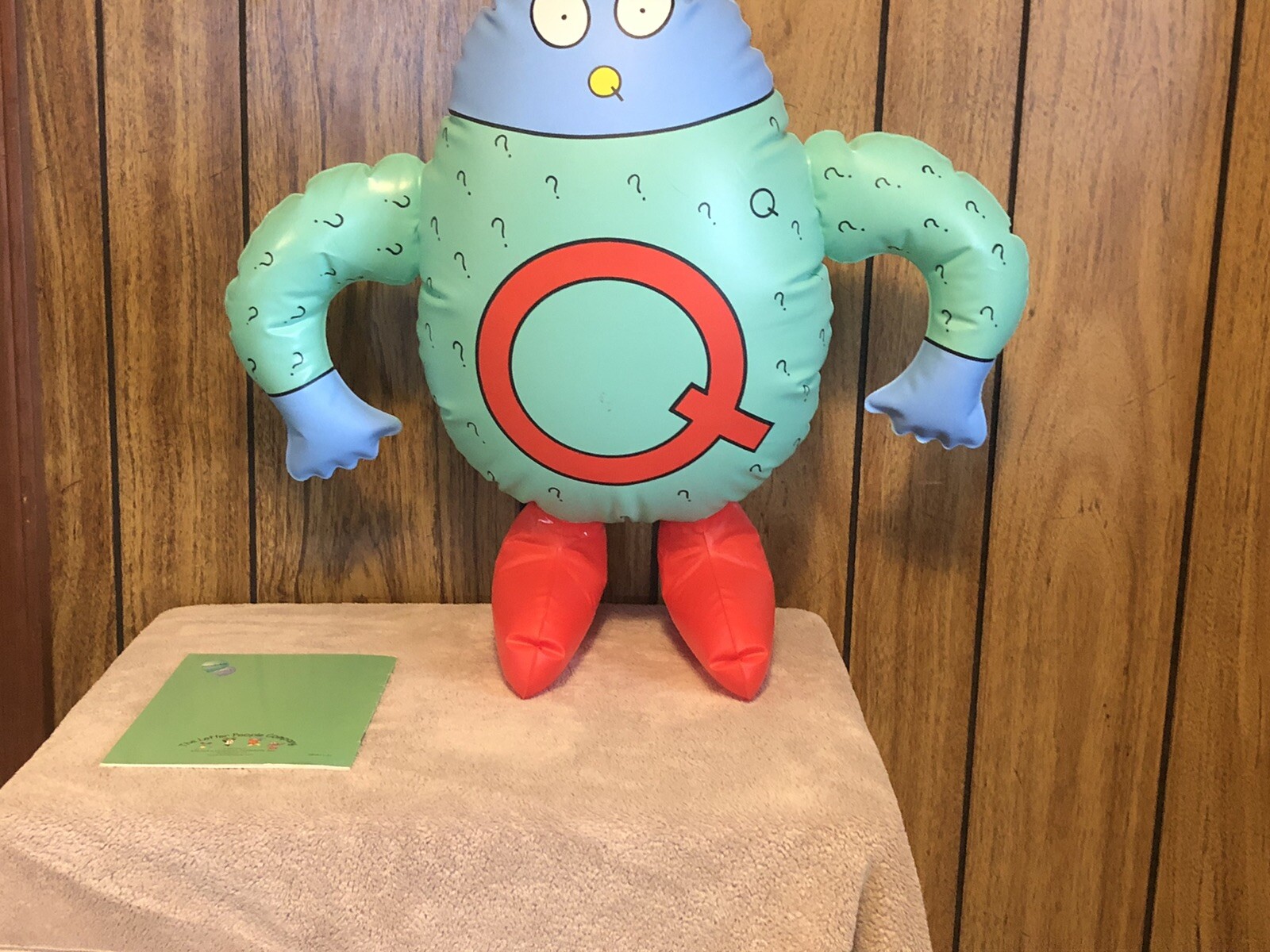 The Letter People 20 inch Inflatable Letter Q W/Book