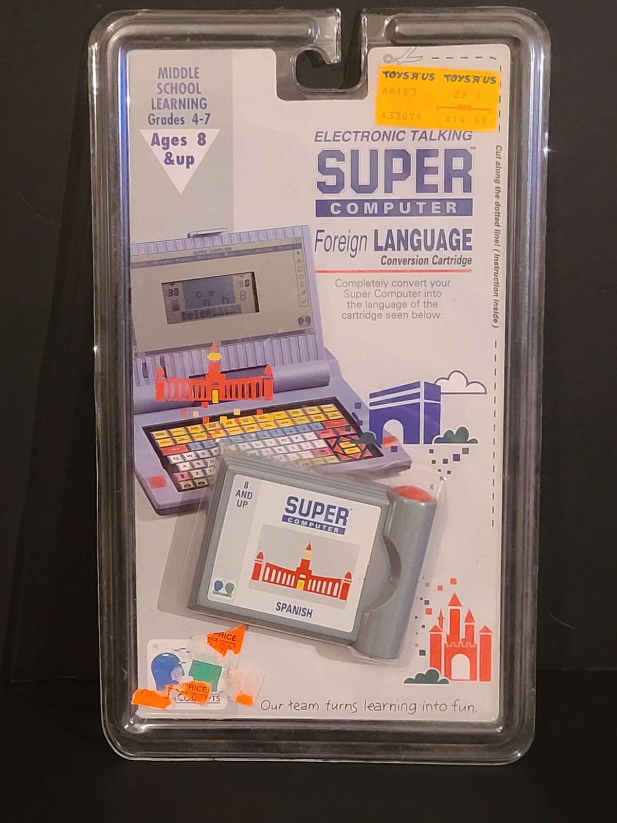 NEW SEALED Electronic Talking Super Computer Integ Spanish Conversion Cartridge
