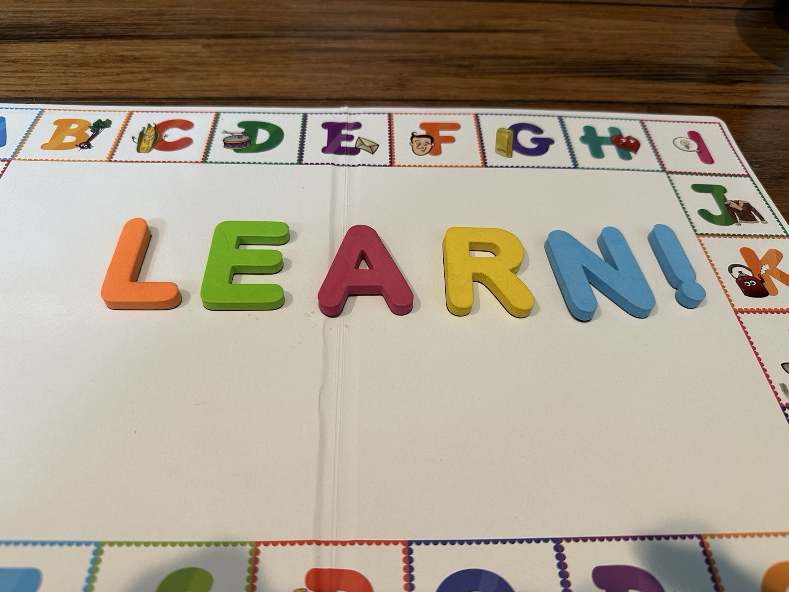 Bizzy Brain Smart Play With Magnetic Letters And Numbers