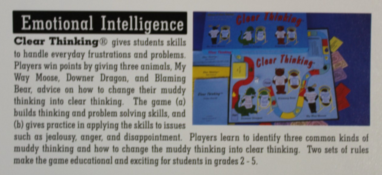 Homeschool Franklin Learning System Clear Thinking Gr 2-5 Interactive Board Game