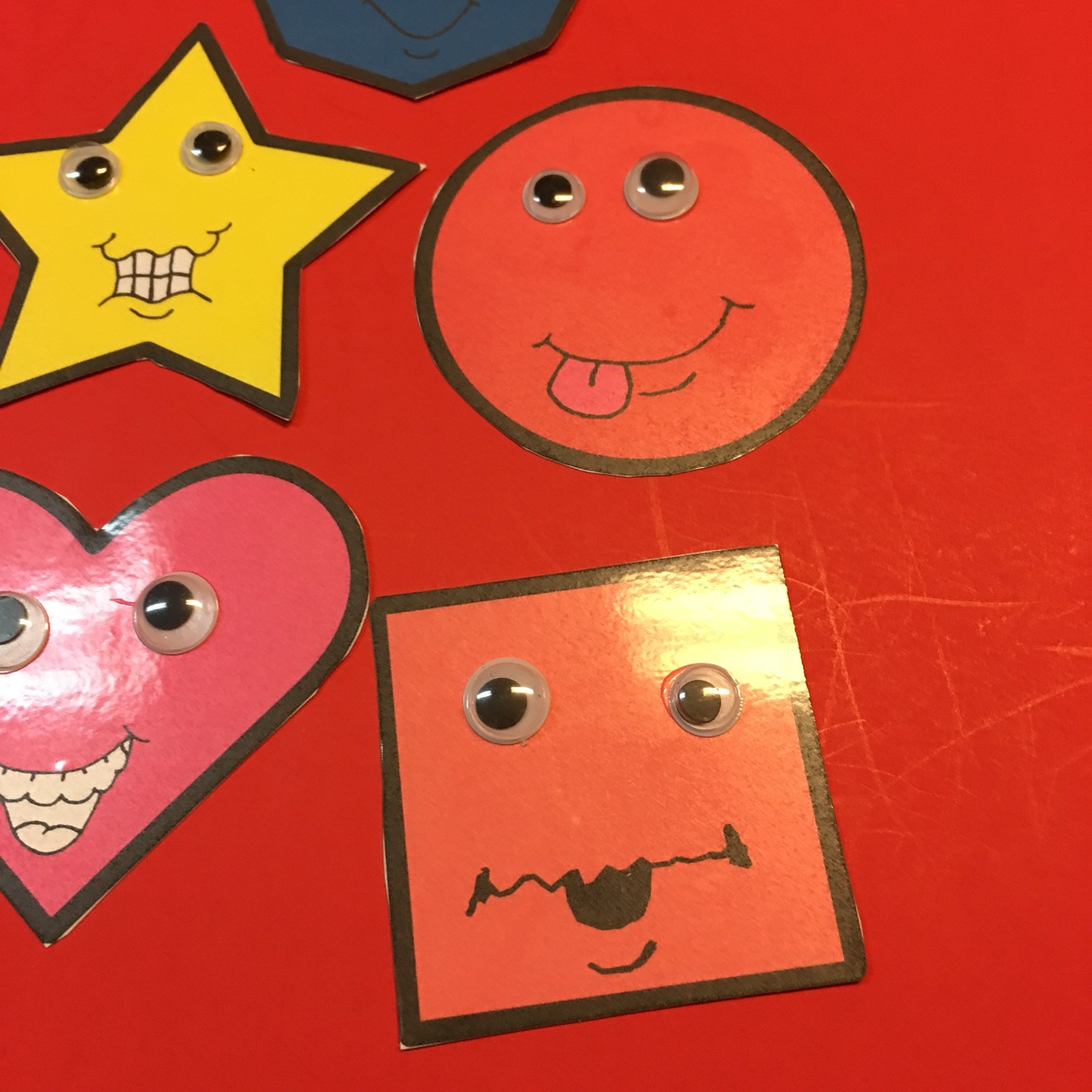 10 SHAPE PEOPLE – FLANNEL / FELT BOARD STORY PIECES PRESCHOOL