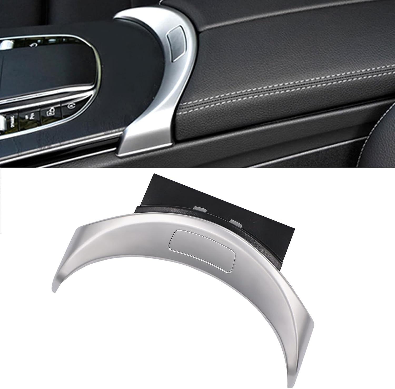 JDMON Front Center Console Armrest Release Button Replacement for Mercedes-Benz
