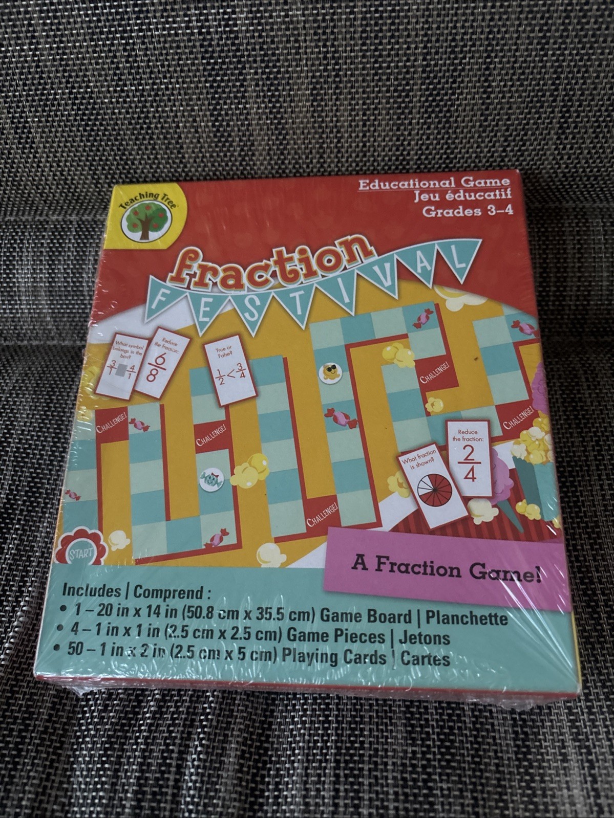Learning Fraction Game Grades 3-4 Festival Fun & Learn New Sealed – Home School