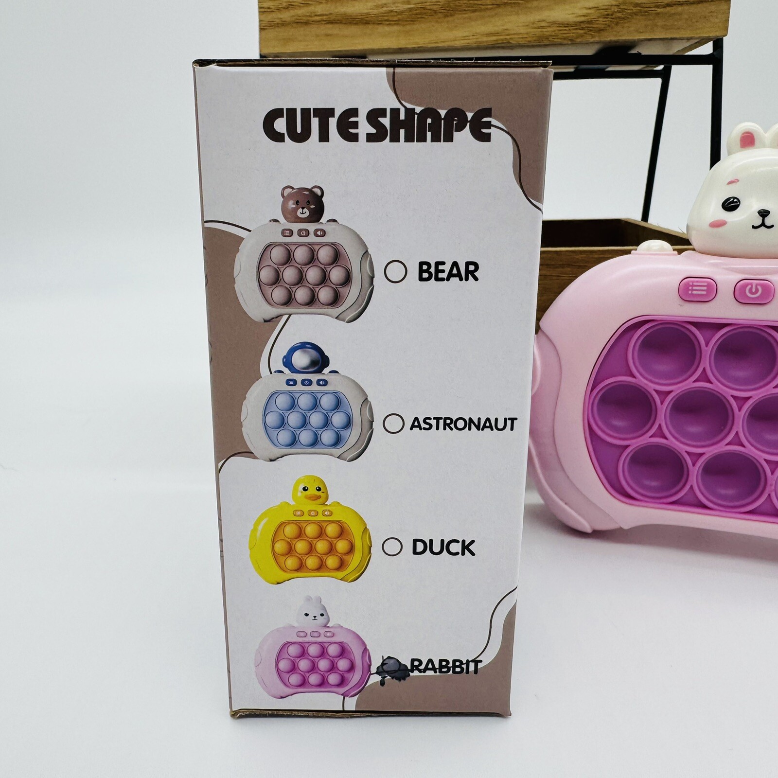 Speed Pass Game Machine Push Fidget Sensory Toy Game Cute Rabbit Bunny