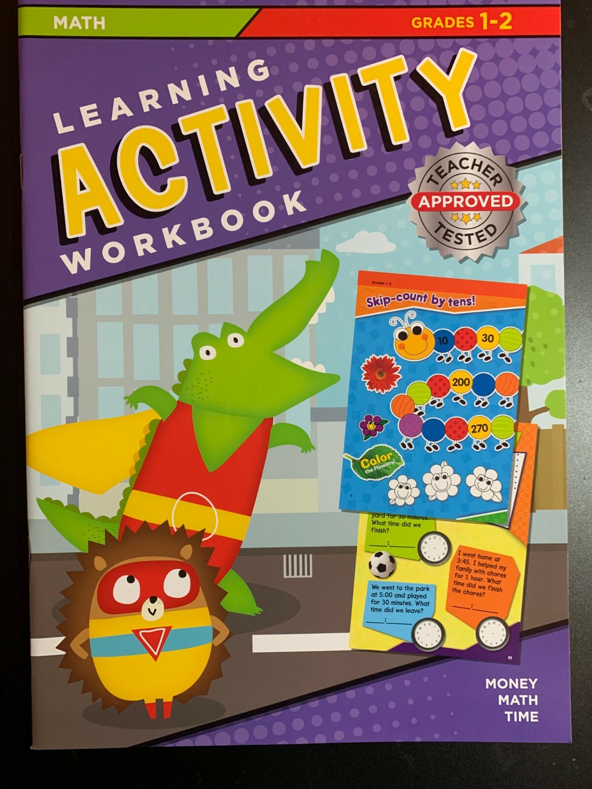 LEARNING ACTIVITY WORKBOOK MATH GRADES 1-2 AGES 6-8 Education Kids HOME SCHOOL