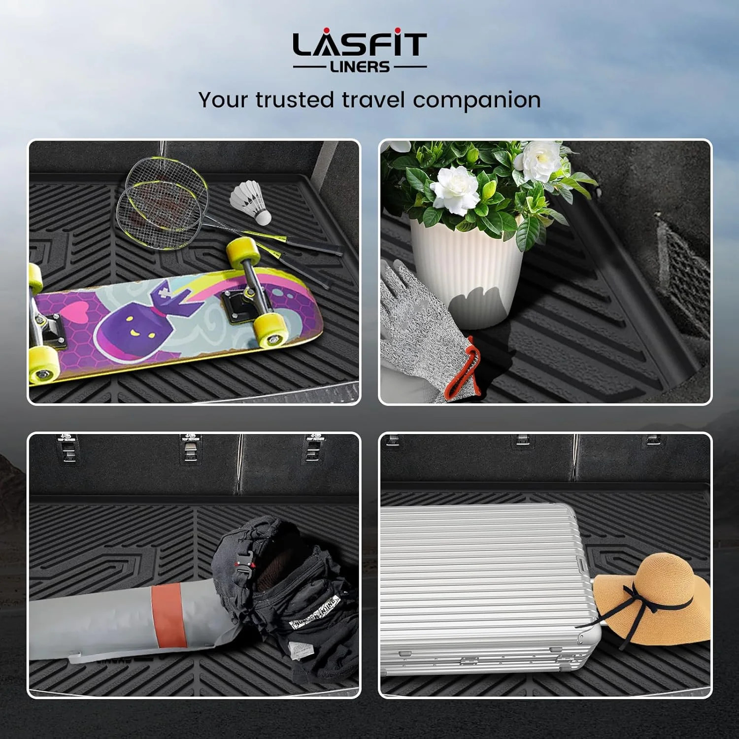 LASFIT Cargo Mat for Lincoln Corsair 2026 2025 2024 2023 2022 2021 2020, All Wea