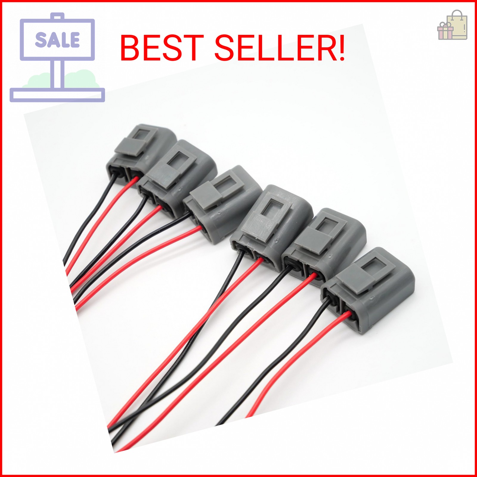 6X Ignition Coil Connector Harness 9144275 3523813 for Volvo 960 S90 V90 V40