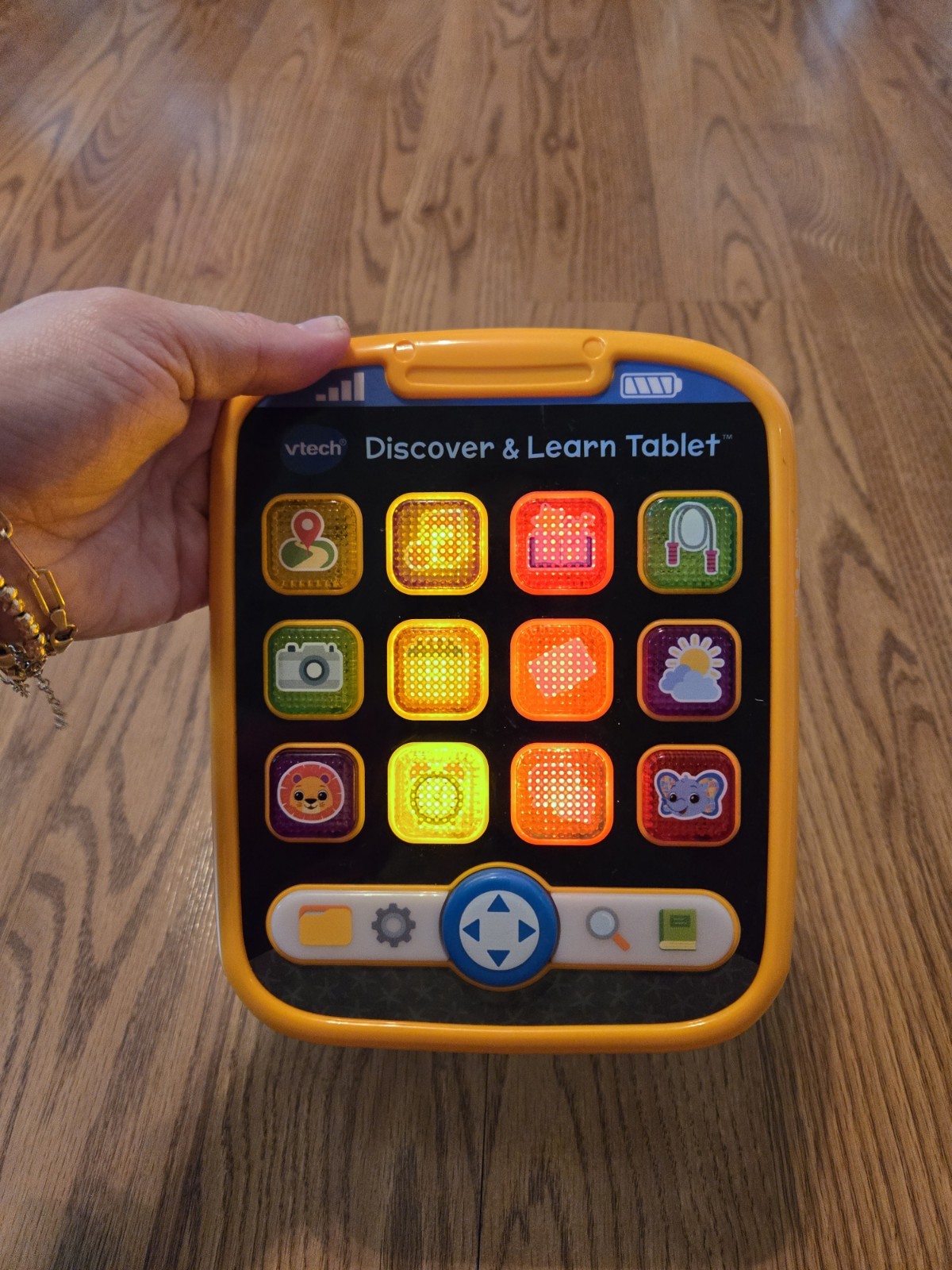 VTech Discover & Learn Tablet 12 Learning Apps 90+ Sounds Bilingual 9-36 Months