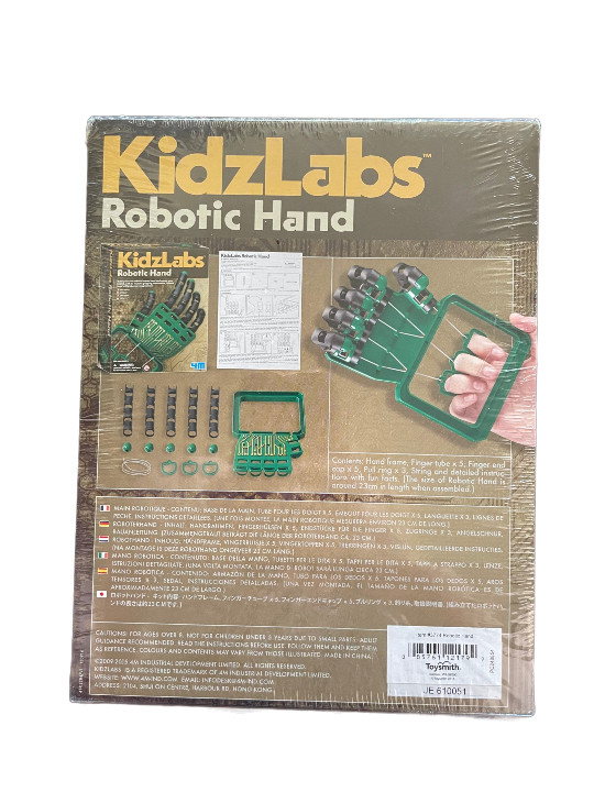 KIDZ LABS Robotic Hand Science Kit – STEM Robotics Toy for Kids Ages 8–11