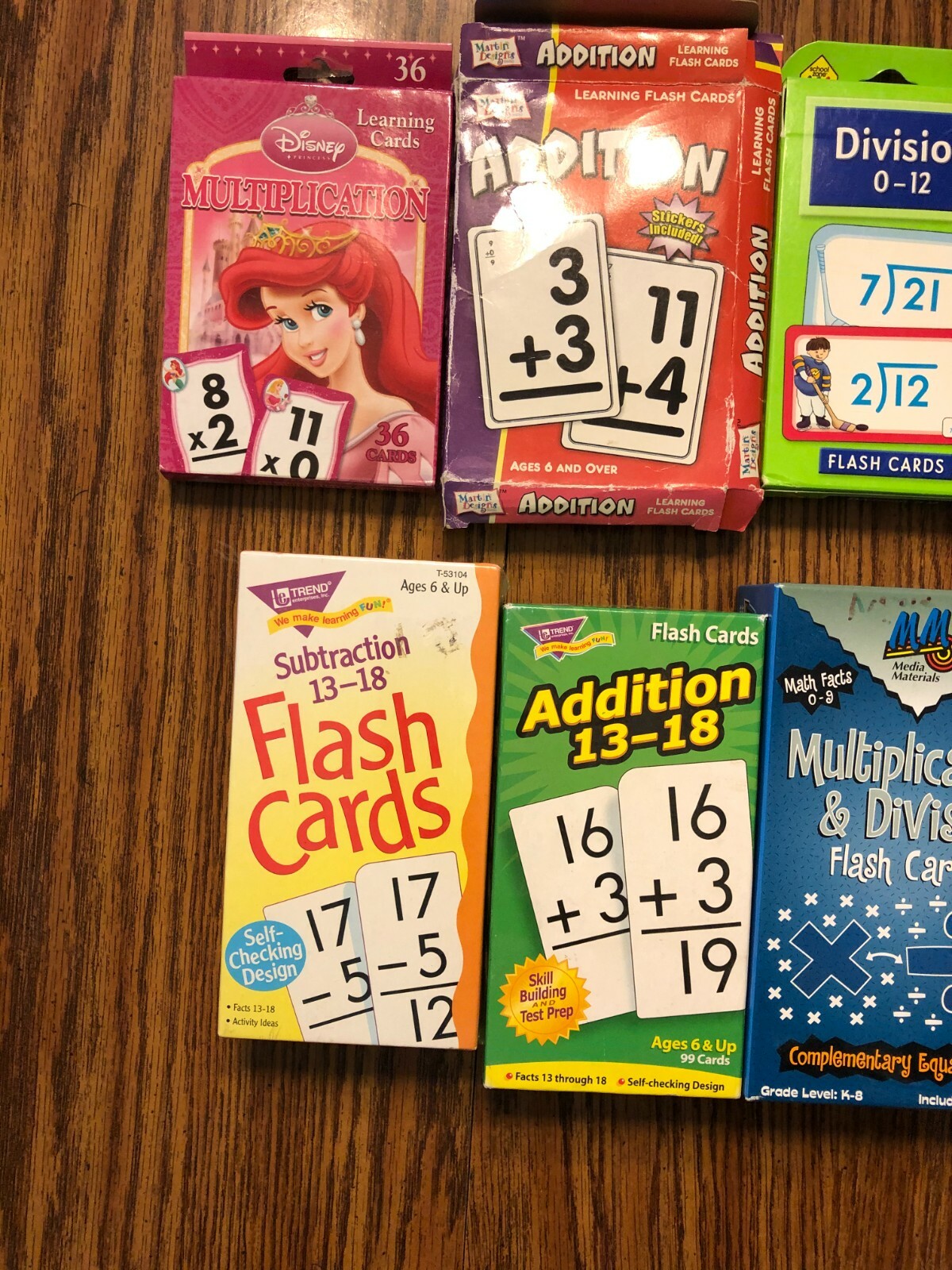 LOT OF 15 EDUCATIONAL FLASH CARDS AND KIDS GAMES!!!!