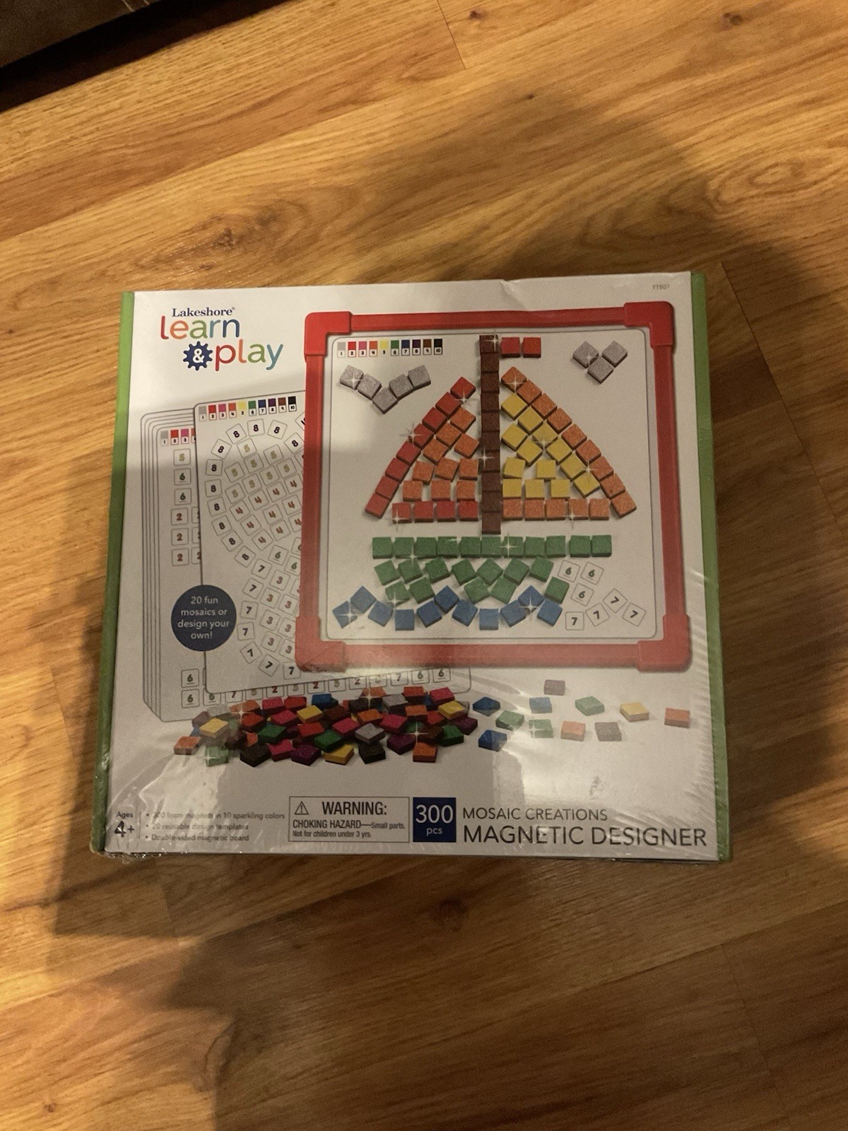 Lakeshore Mosaic Creations Magnetic Designer 300 Pieces Homeschool NEW SEALED