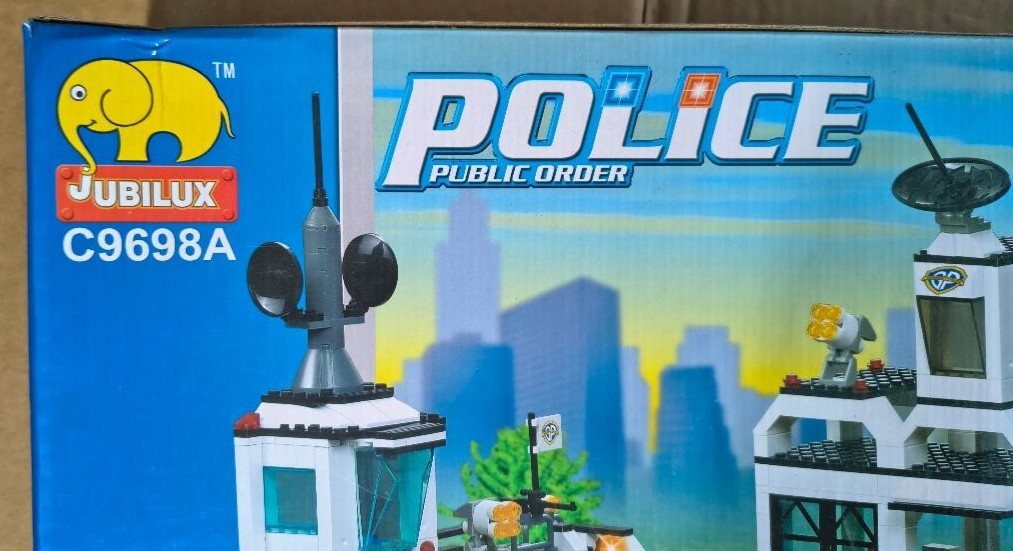 NEW Jubiux Police Public Order C9698A Kids Block Building Educational 3D Puzzle
