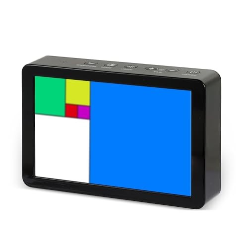 Fibonacci Clock, Unique Math Clock with Mathematical Expressions, Small Black