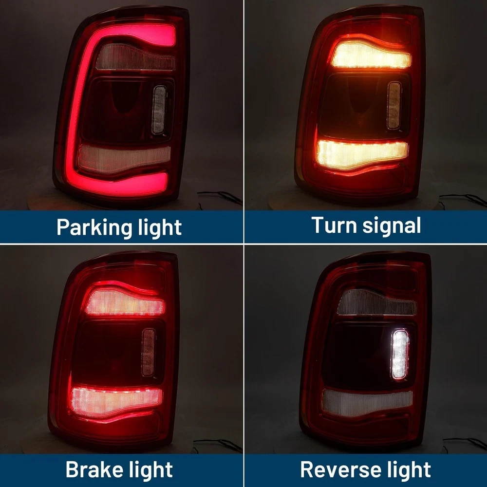 19-24 Dodge Ram 2500 3500 LED Tail Light Blindspot Ready Left Driver Side
