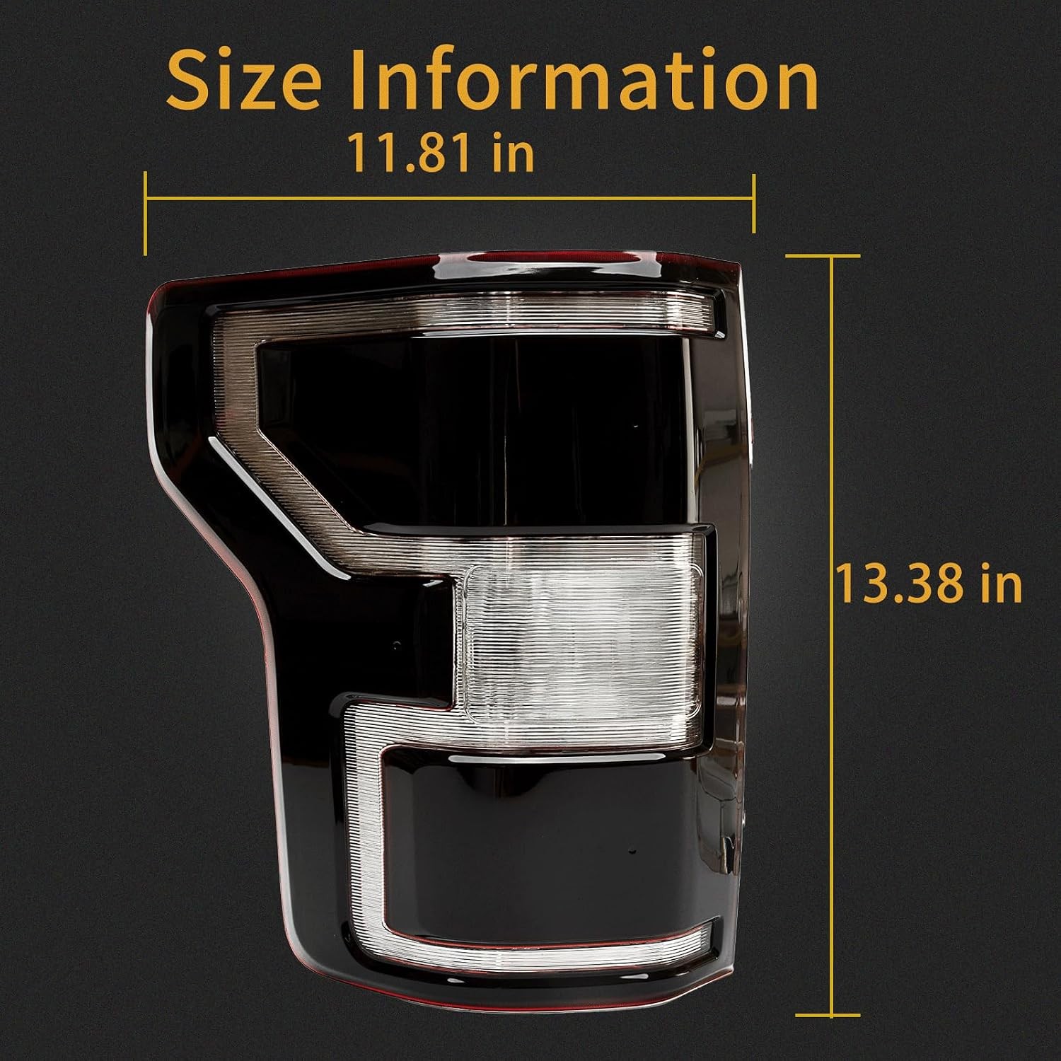 Halogen Tail Light Ford F150 2018-2020 Smoke