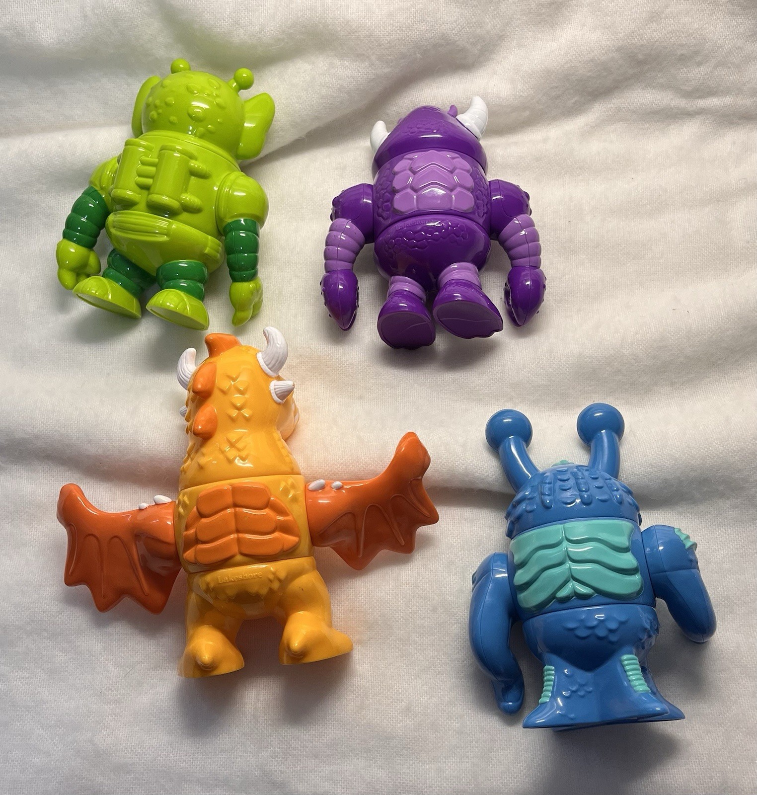 Lakeshore Magnetic Monsters Create & Play 20 Pc Building Set 2022 Complete