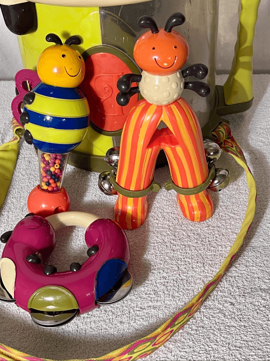 Just B Parum Pum Pum Drum Musical Instruments Set Bugs Play Toddler Kids Toys