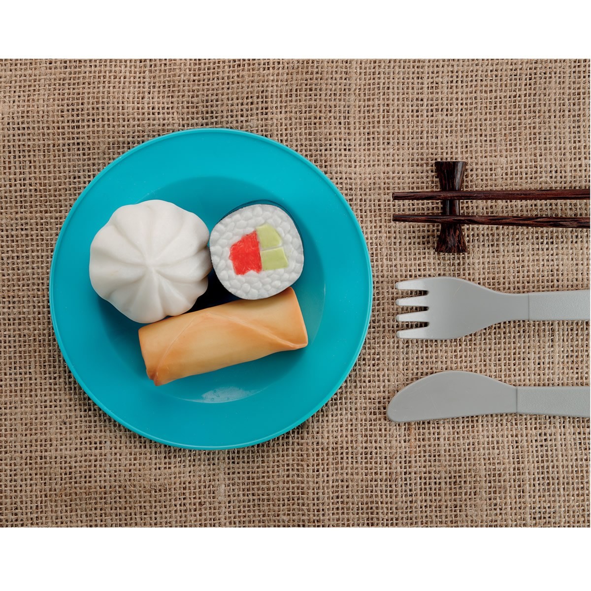 Yellow Door Sensory Play Stones Foods of The World – Set of 8