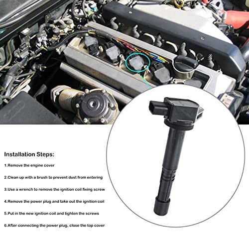 Set of 4 Ignition Coil Pack Spark Plugs for Honda Accord CRV Civic SI Element