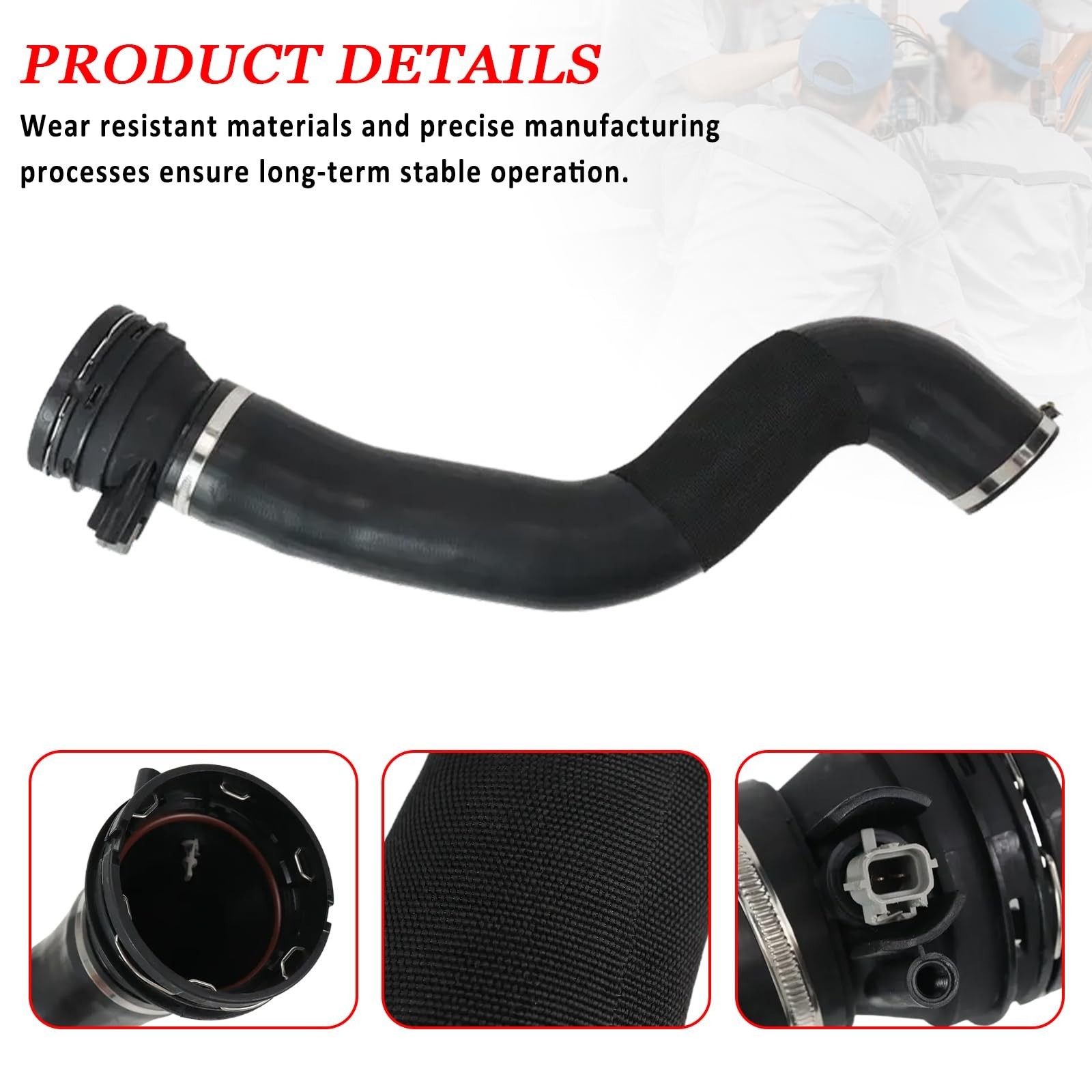Upgraded Super Turbo Intercooler Outlet Tube Hose Duct for Ford F-250 F-350 F…