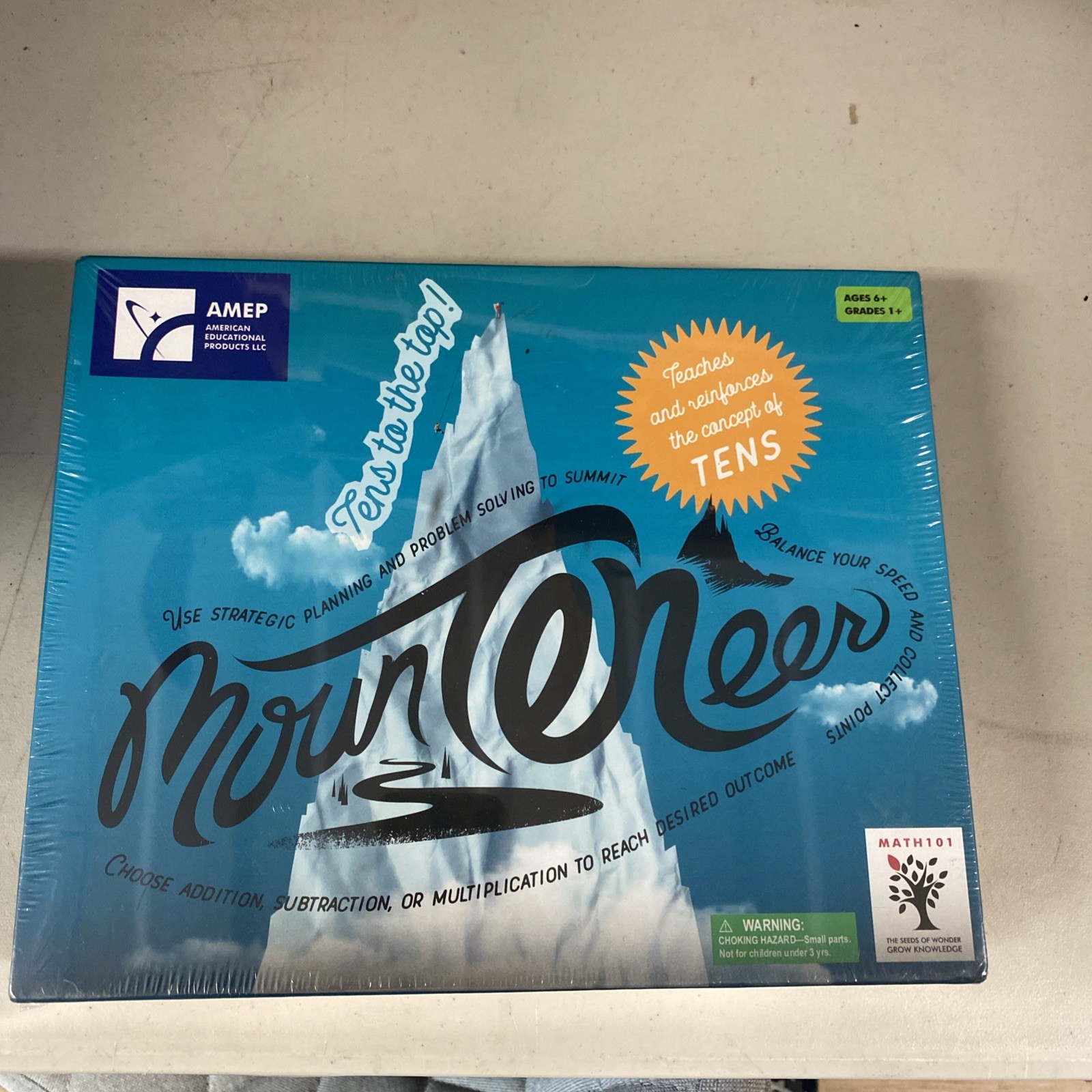 Mounteneer Math Board Game Ages 6+ Grade 1+ American Educational Products