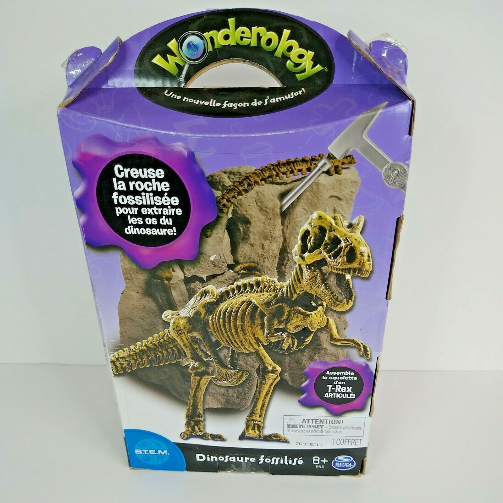 Wonderology Fossil Discoveries Poseable T-Rex NIB Realistic Dino Fossils