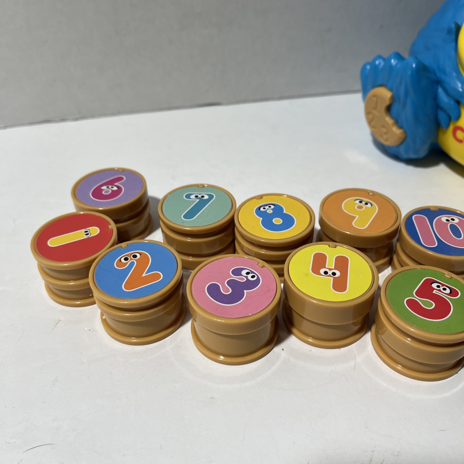 SESAME STREET Cookie Monster Counting Jar Tested Educational Math Learning Toy