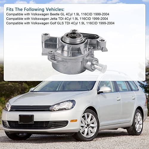 Brake Booster Vacuum Pump Compatible with 1999-2004 Volkswagen VW 1.9L ALH SOHC