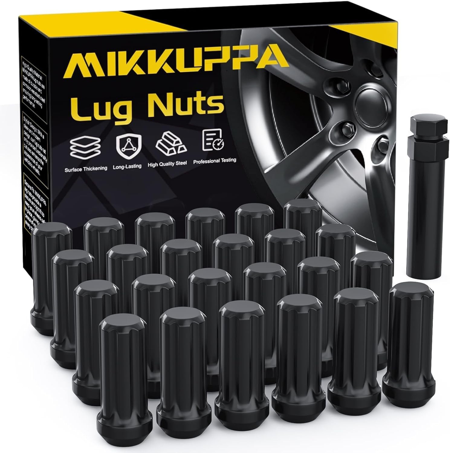 MIKKUPPA M14x1.5 Lug Nuts, Replacement for Chevy Silverado Suburban 1500 Tahoe C