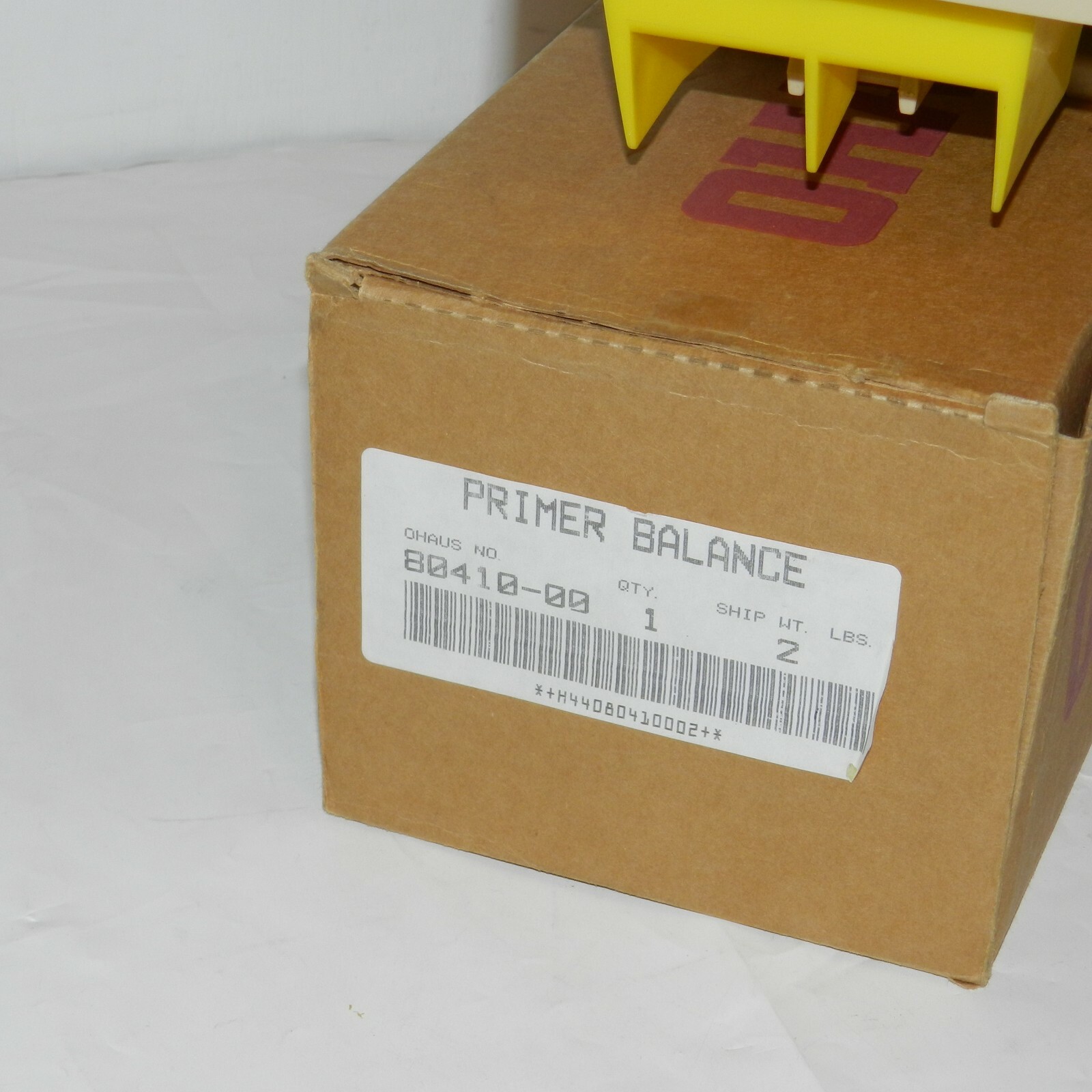 OHAUS Primer Balance Scale Measuring Tool Plastic Red and Yellow NIB