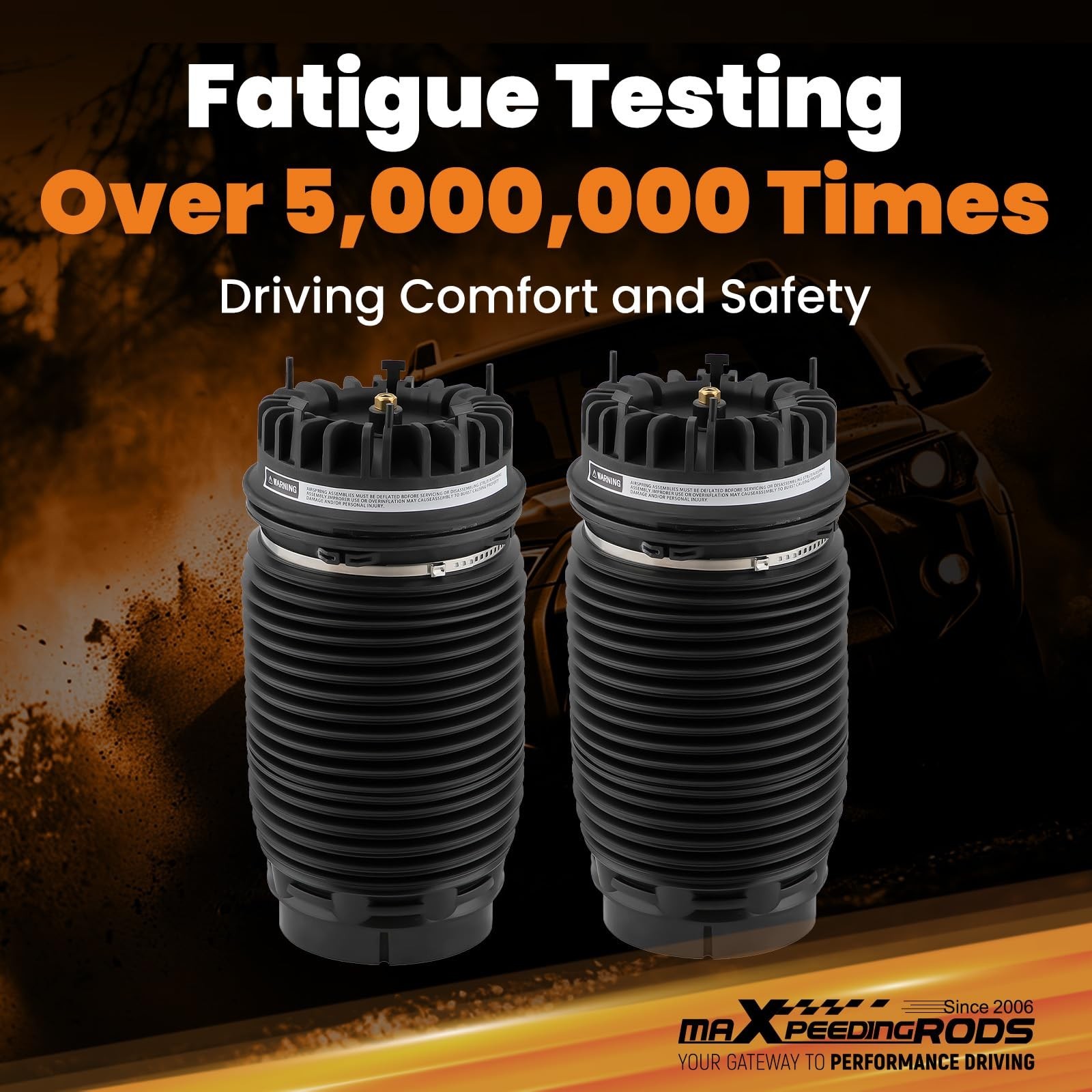 maXpeedingrods Pack of 2 Rear Air Suspension Bag for Ram 1500 2013-2018 & 150…