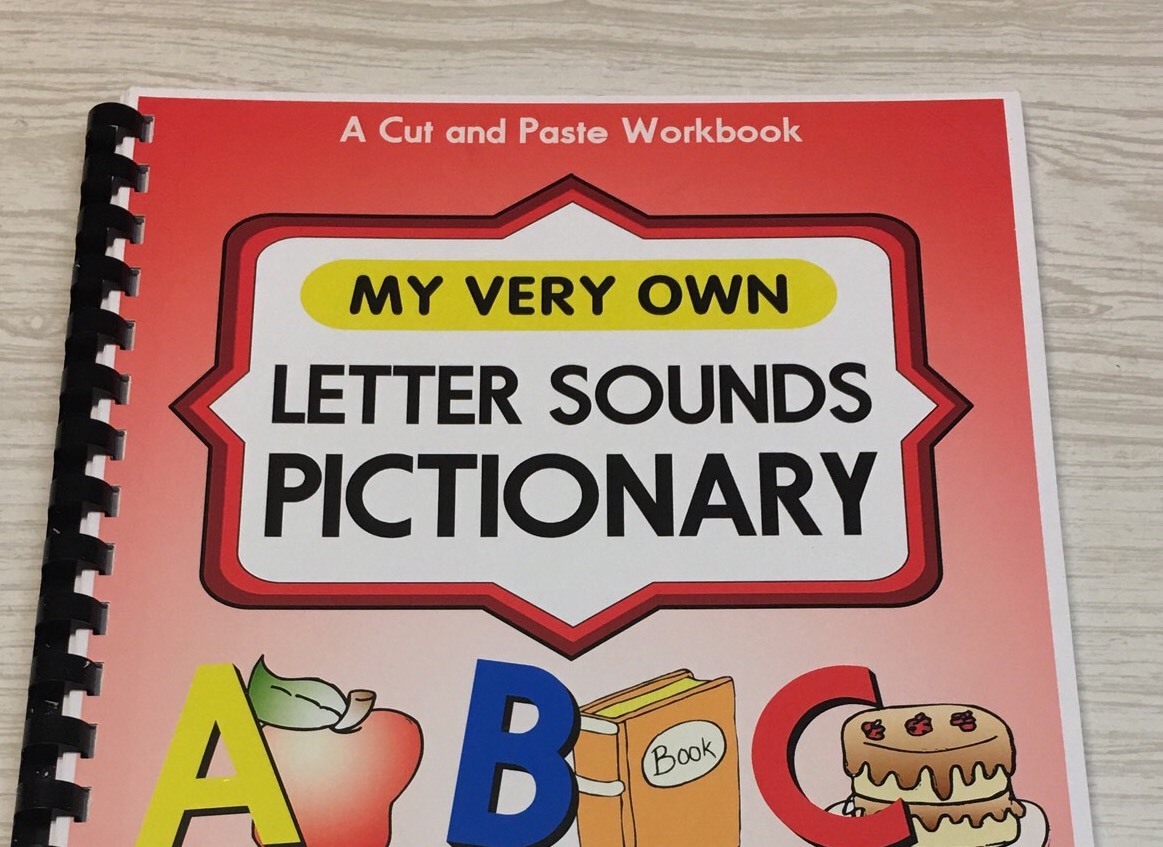 Letter Sounds Pictionary – Pre-school – Kindergarten 40 pages – Single Book