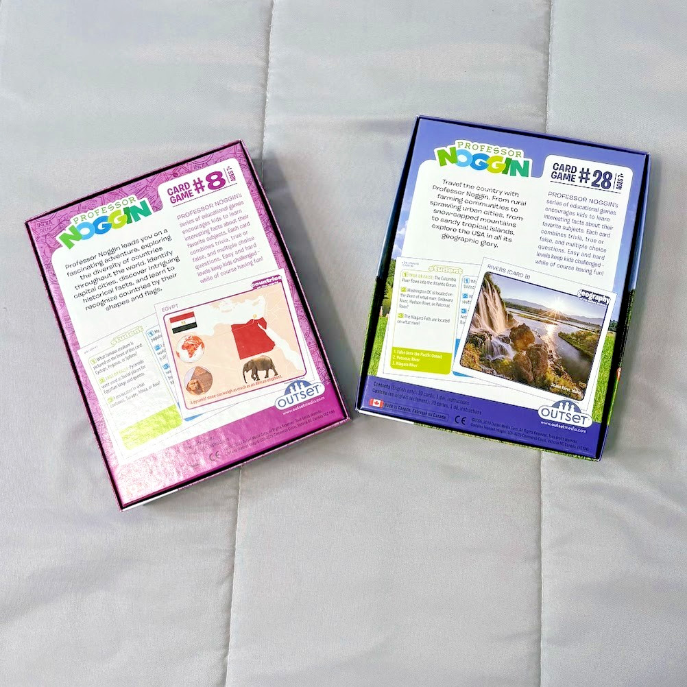 NIOB 2019 Professor Noggin World & US Ed Resource cards SEALED homeschool class