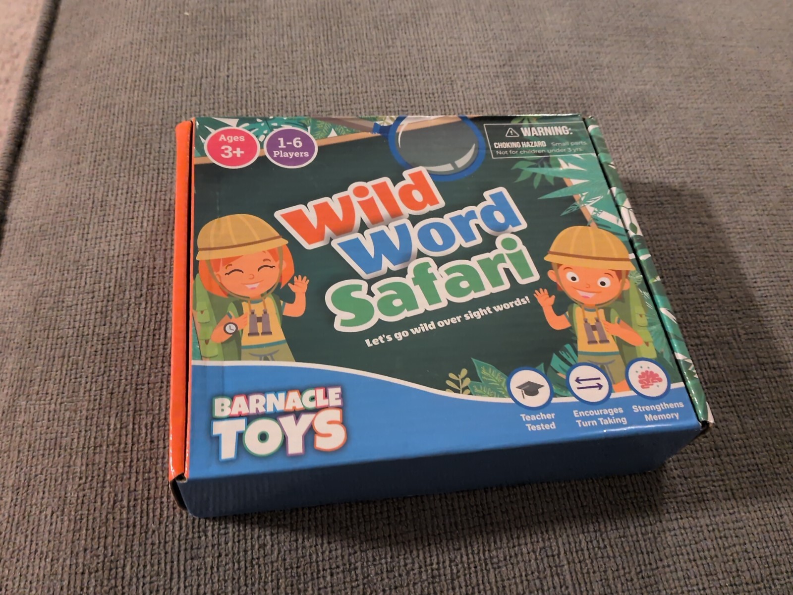 Barnacle Toys Wild Word Safari – CVC Sight Word Reading Games, Primary Phonic…