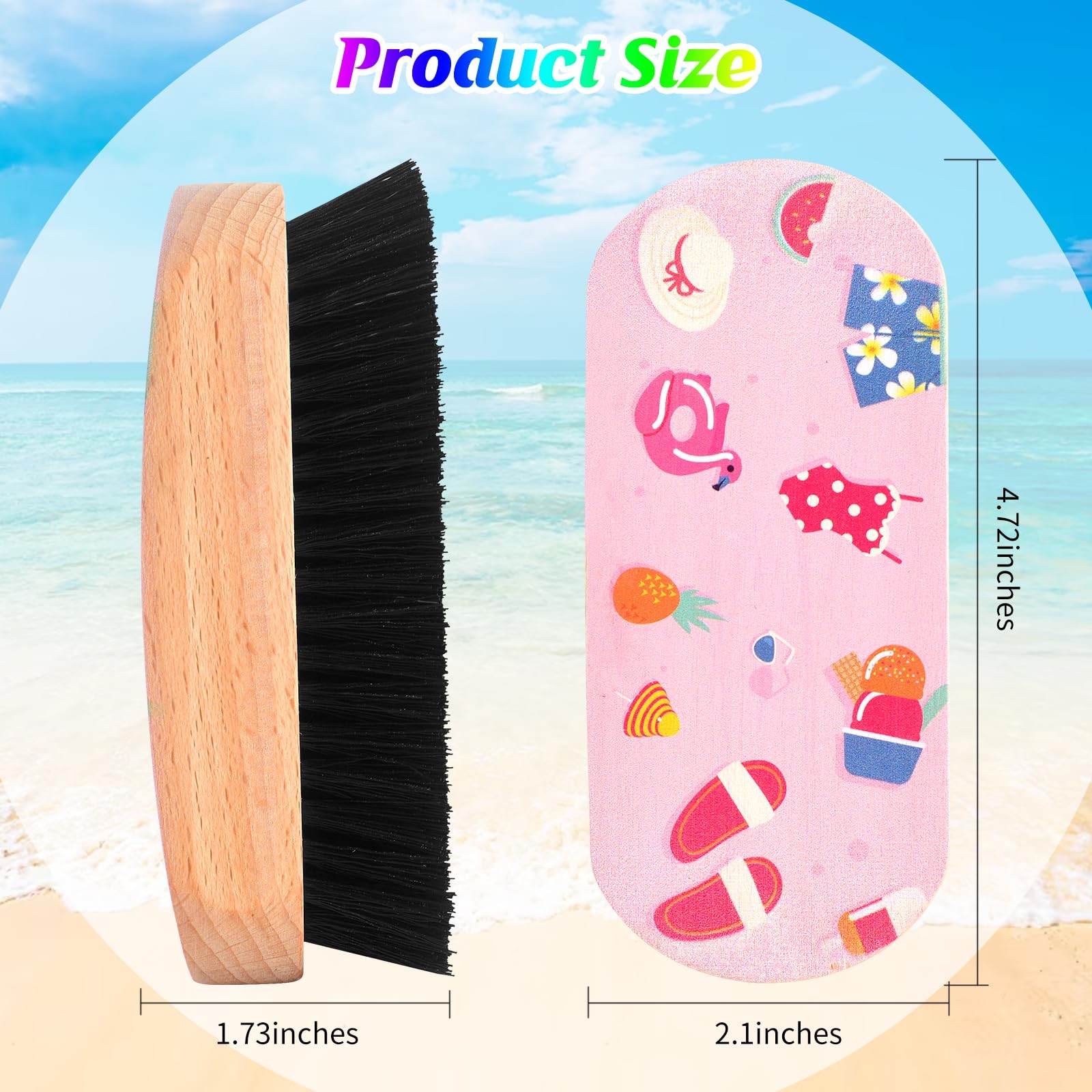 Sand Beach Cleaning Brush Remover Removal Supplies Pink