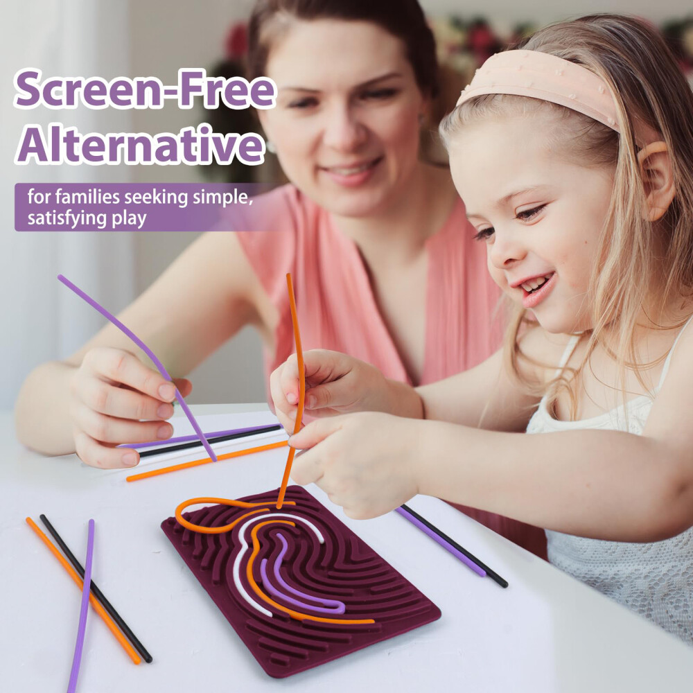 Children Stress Relief Sensory Toy Silicone Sensory Stress Relief Activity Board