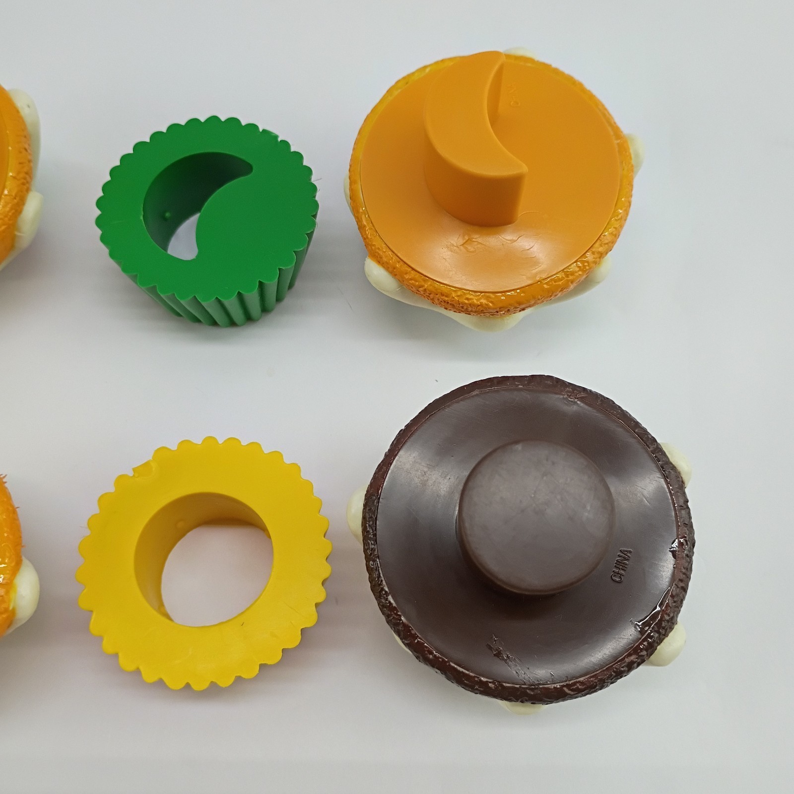 4 Melissa & Doug Replacement Shape Sorting Cupcakes Retired