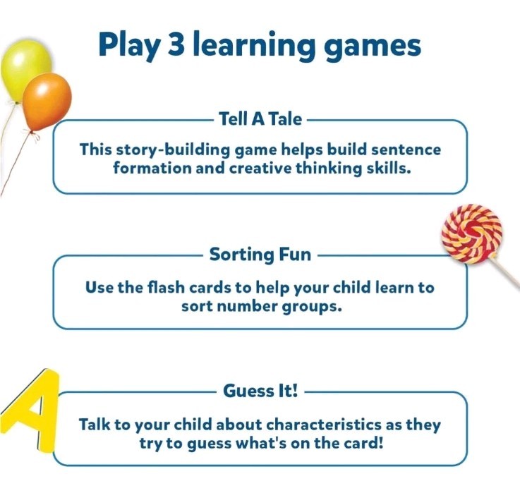 Skillmatics Thick Flash Cards for Toddlers – Letters, Numbers, Shapes & Colors