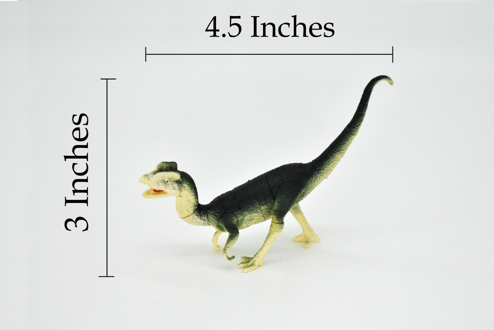 Dilophosaurus Dinosaur, 3D Puzzle Very Nice Plastic Replica 4 1/2″ long – F3036