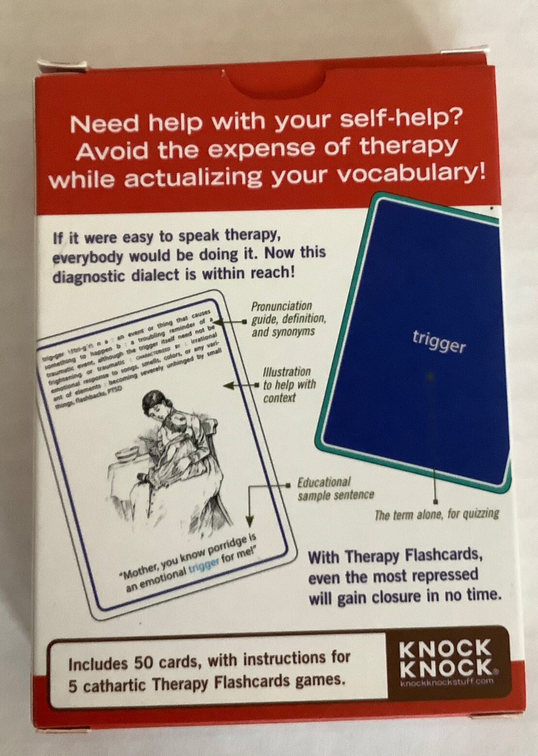 THERAPY FLASHCARDS – KNOCK/KNOCK