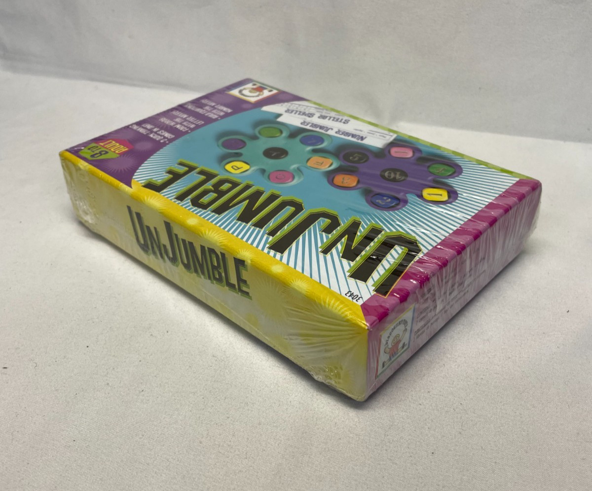 Discovery Toys UnJumble Letter Word Builder & Equation Quick Thinking Games NEW