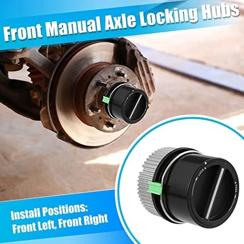 X AUTOHAUX 1 Pair 4WD Front Manual Wheel Locking Hub 1C3Z-3B396-DA for Ford F…