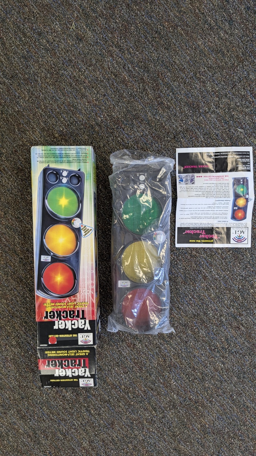 YACKER TRACKER Original Signal Traffic Light Adjustable Sound Meter AGI