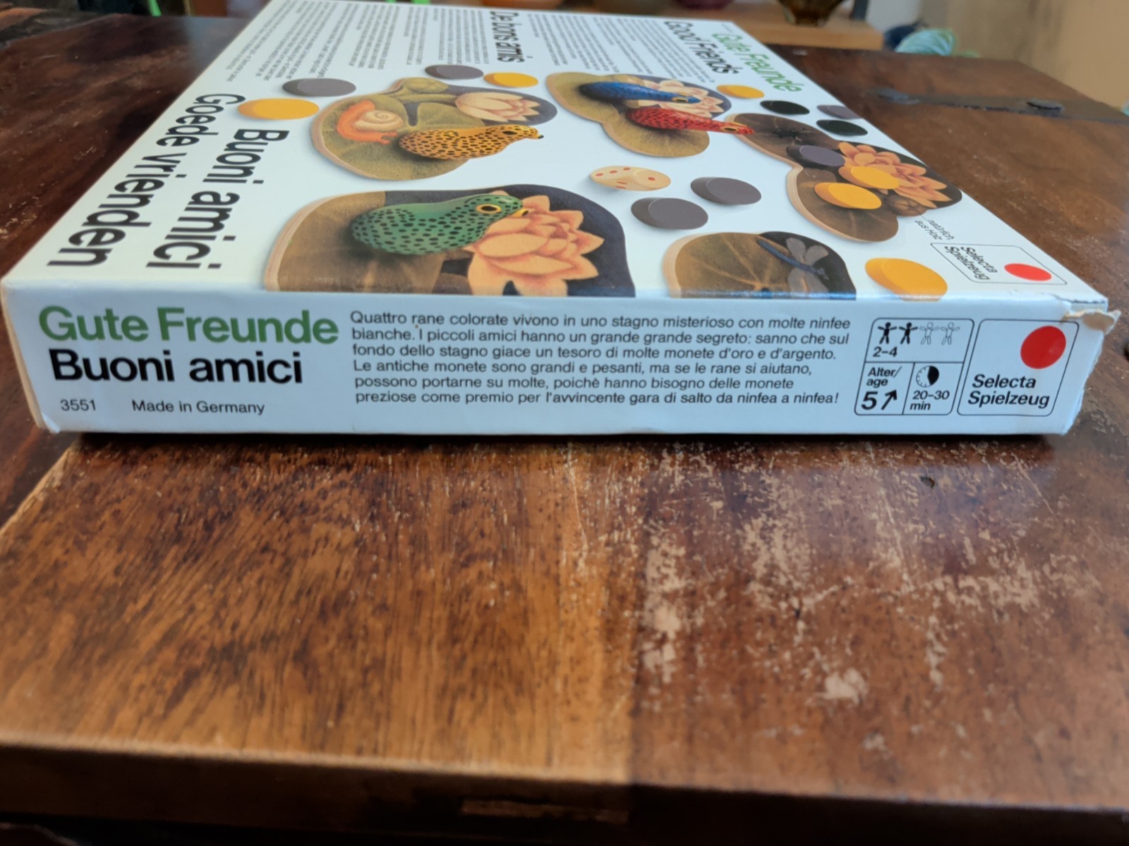 Alex Randolph Gute Freunde Good Friends Game Selecta Spielzeug Wood – Incomplete