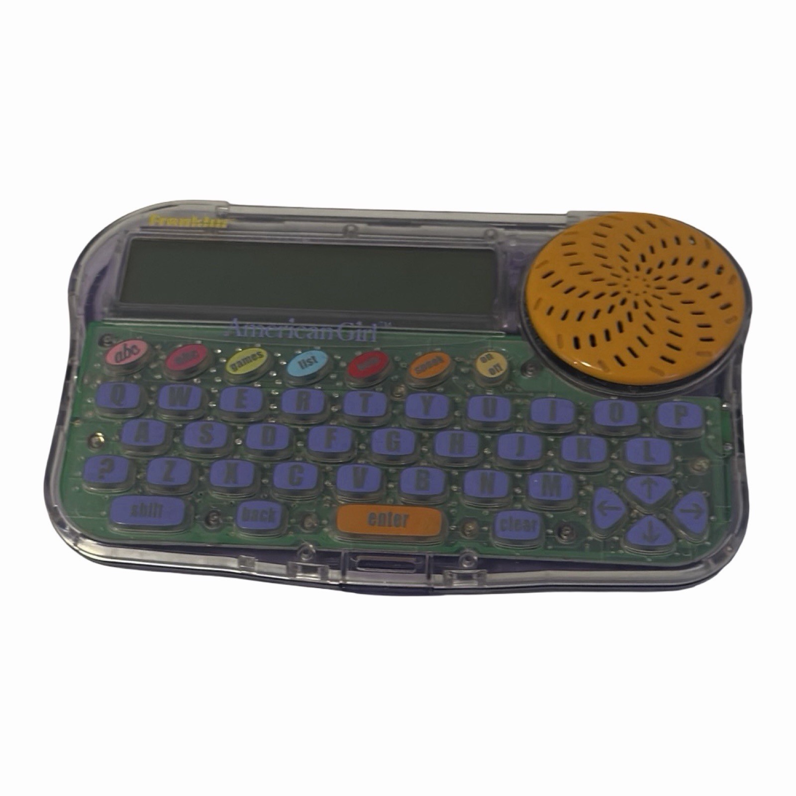 Franklin Speaking Homework Wiz 5180 Handheld Ultra rare American Girl Edition